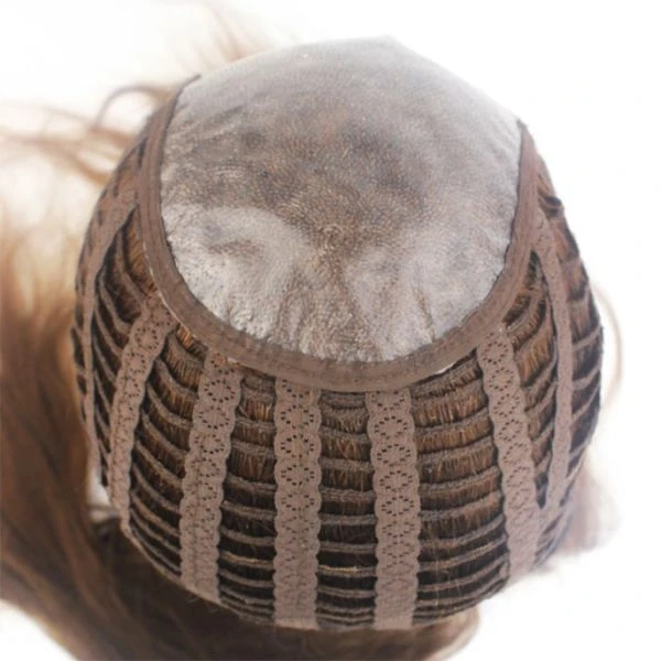HHB Skin Top Wig With Machine Made Wefts