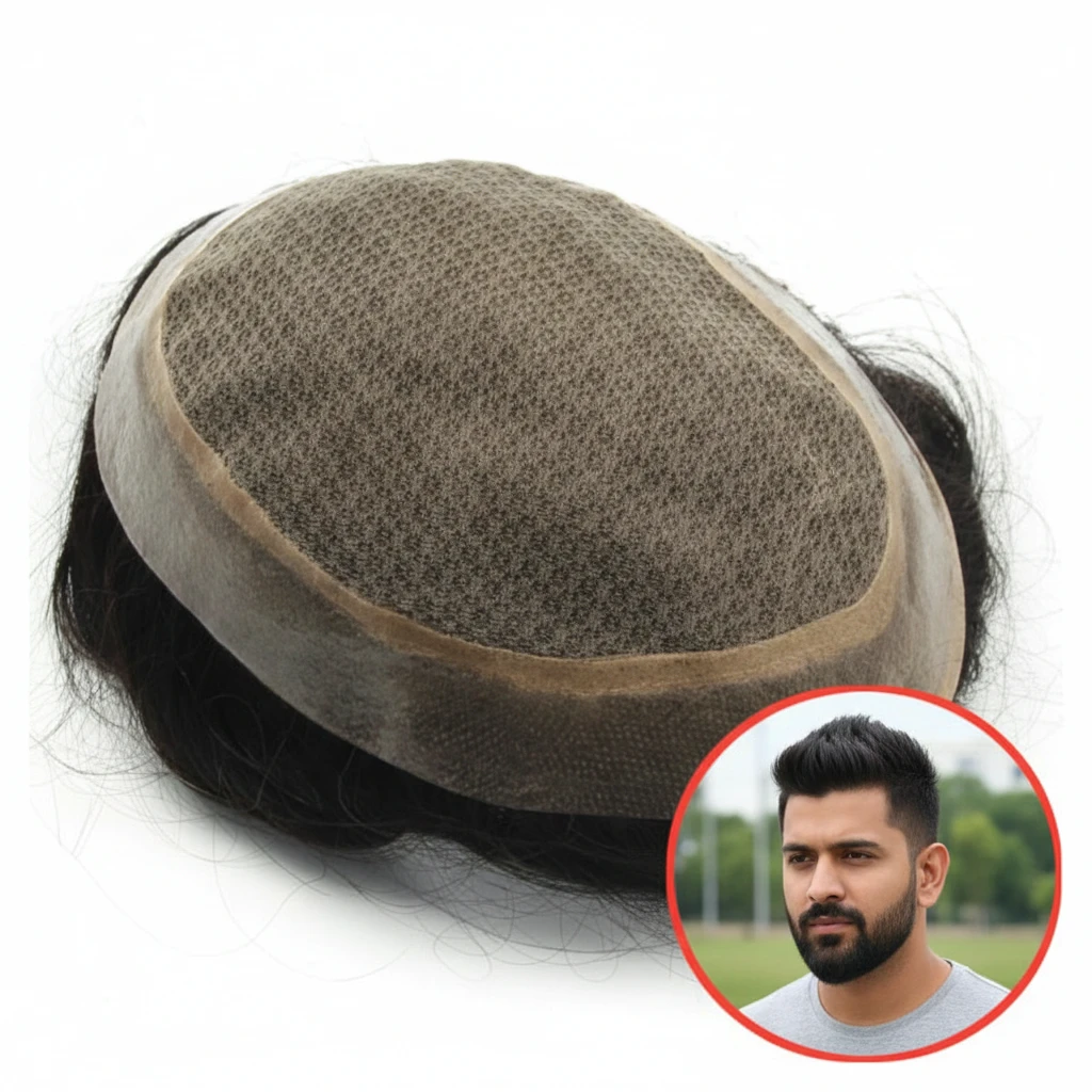HHB Silk Base with Special Handling Needle Techniques Diamond Net Cover Hair Syetem|The Most Durable Base