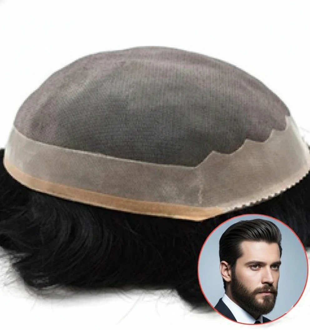 HHB Fine Mono Hair System With A Scalloped PU Perimeter