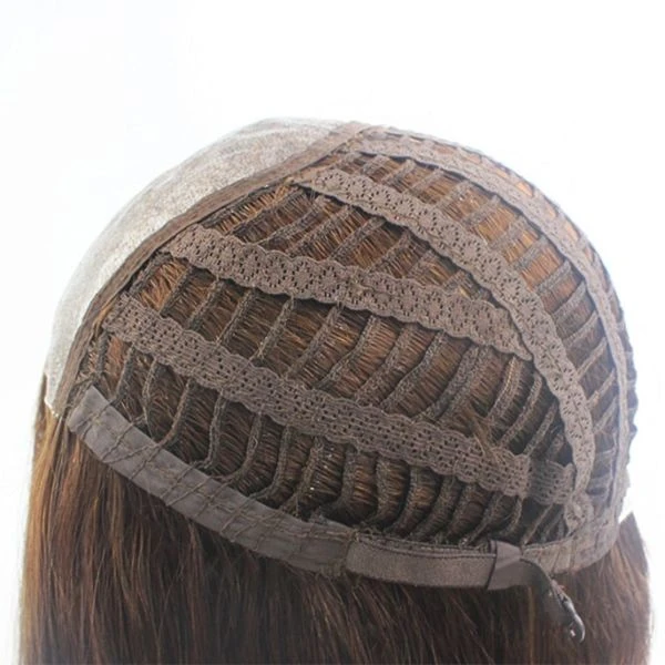 HHB Skin Top Wig With Machine Made Wefts
