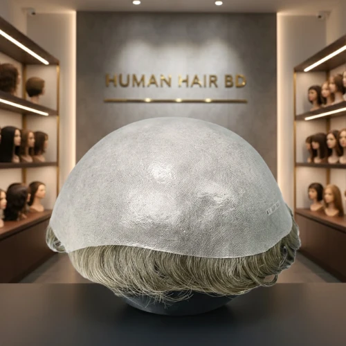 HHB1 Mens Skin Base Hair Hair Toupee